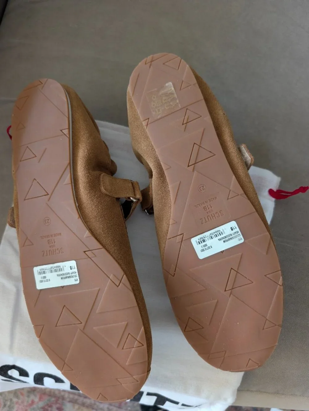 SCHUTZ Vivi Suede Sneakerina, Color Sonora Suede Size 11